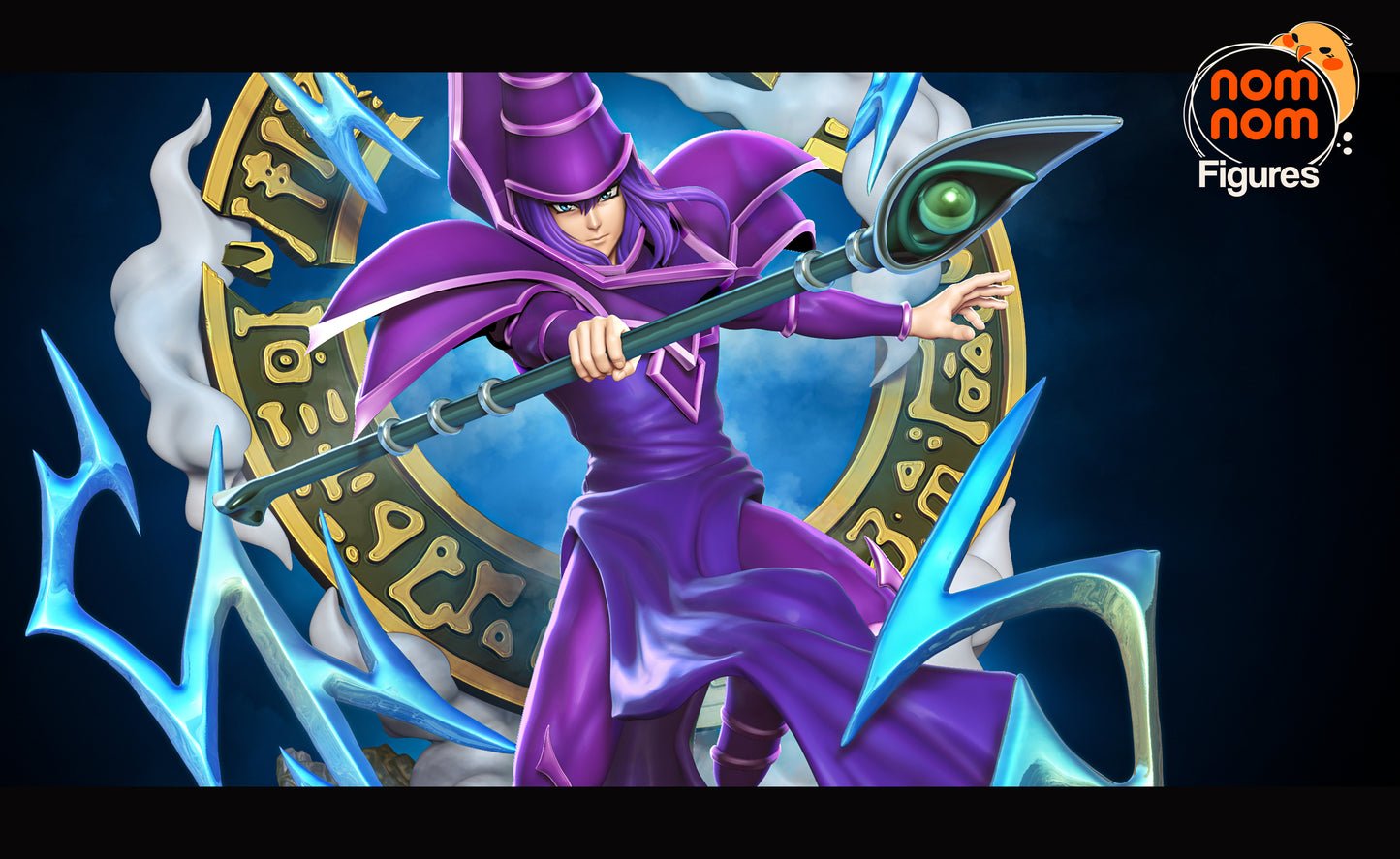 Figura de Resina - Mago Oscuro - Yu-gi-oh!