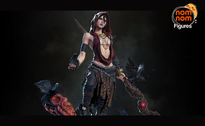Figura de Resina - Morrigan - Dragon Age