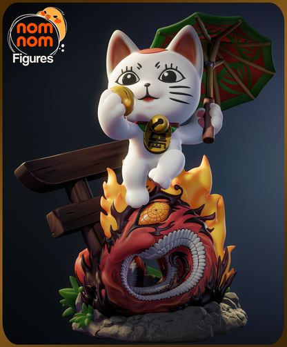 Figura de Resina Chibi - Turbo Vieja Gato - Dandadan