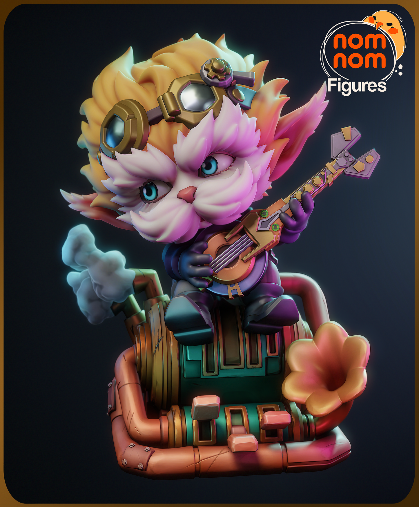 Figura de Resina Chibi - Heimerdinger - League of Legends