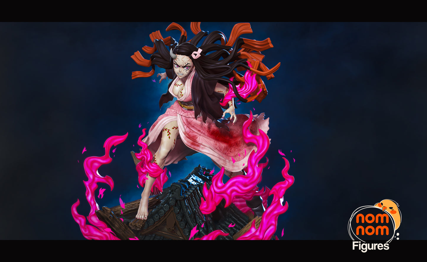 Figura de Resina - Nezuko - Kimetsu No Yaiba / Demon Slayer