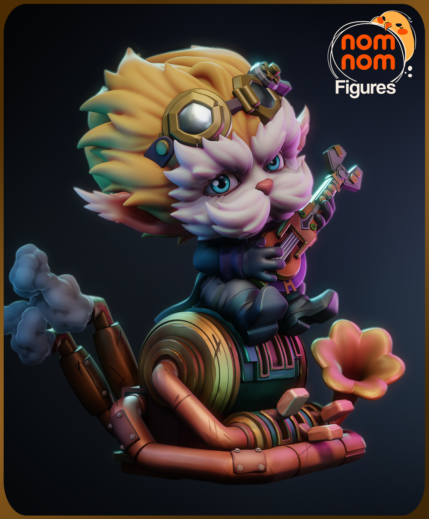 Figura de Resina Chibi - Heimerdinger - League of Legends