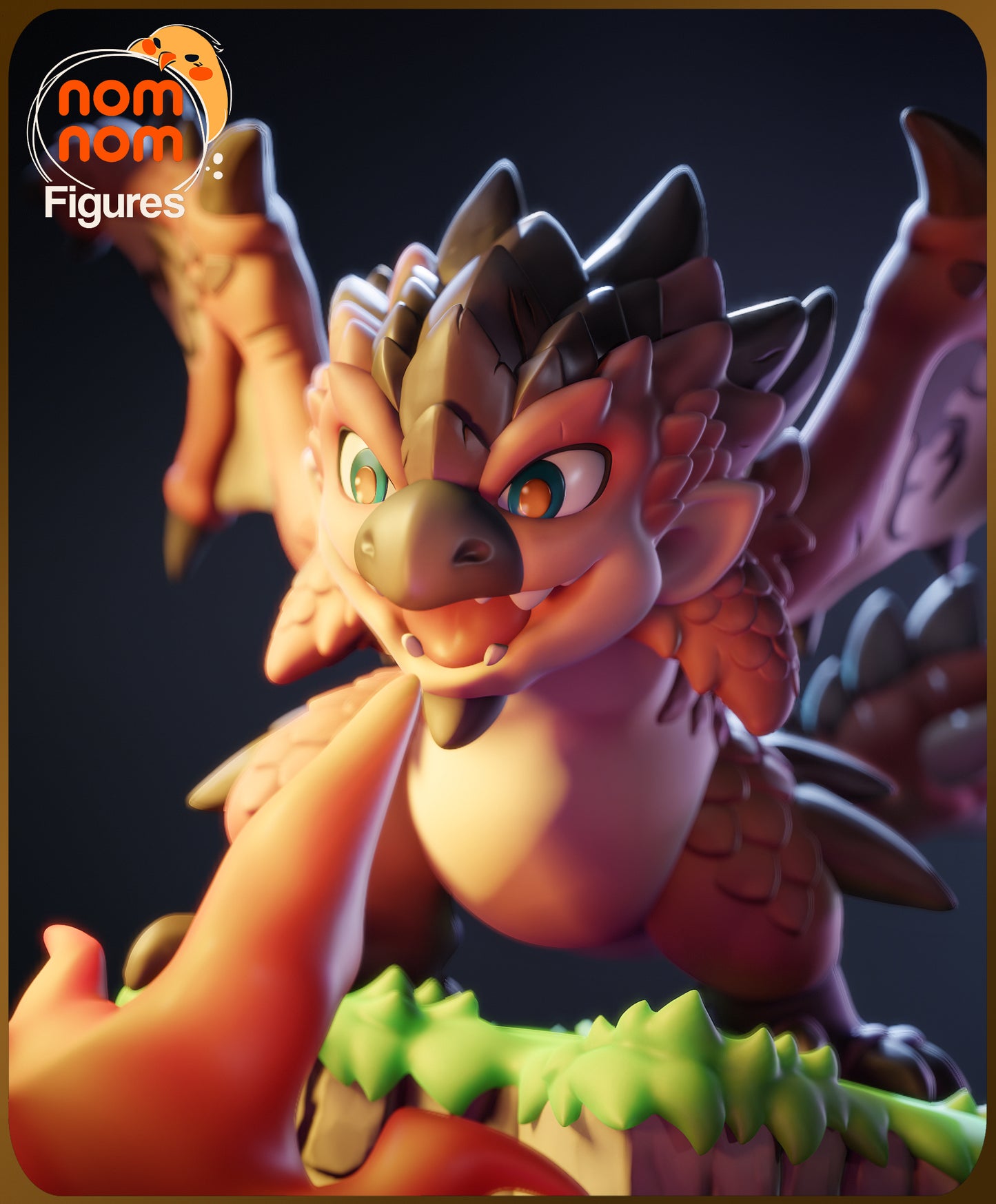 Figura de Resina Chibi - Rathalos - Monster Hunter World