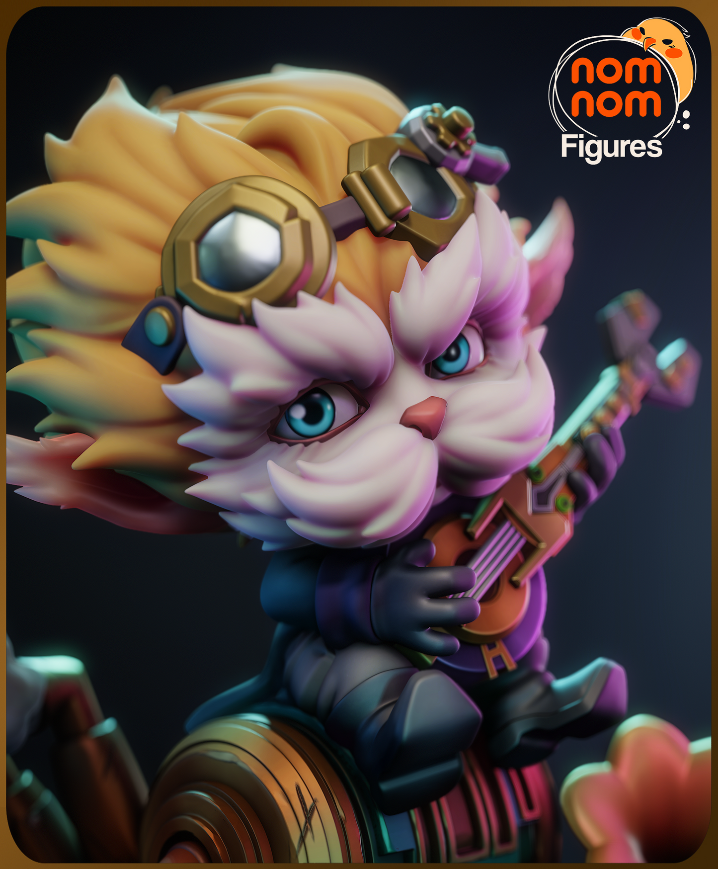 Figura de Resina Chibi - Heimerdinger - League of Legends