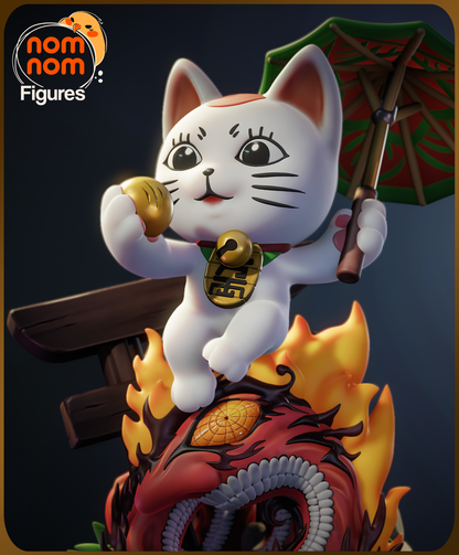 Figura de Resina Chibi - Turbo Vieja Gato - Dandadan