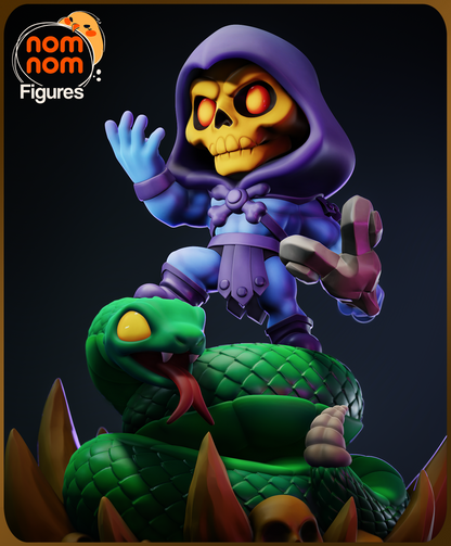 Figura de Resina Chibi - Skeletor - He-Man