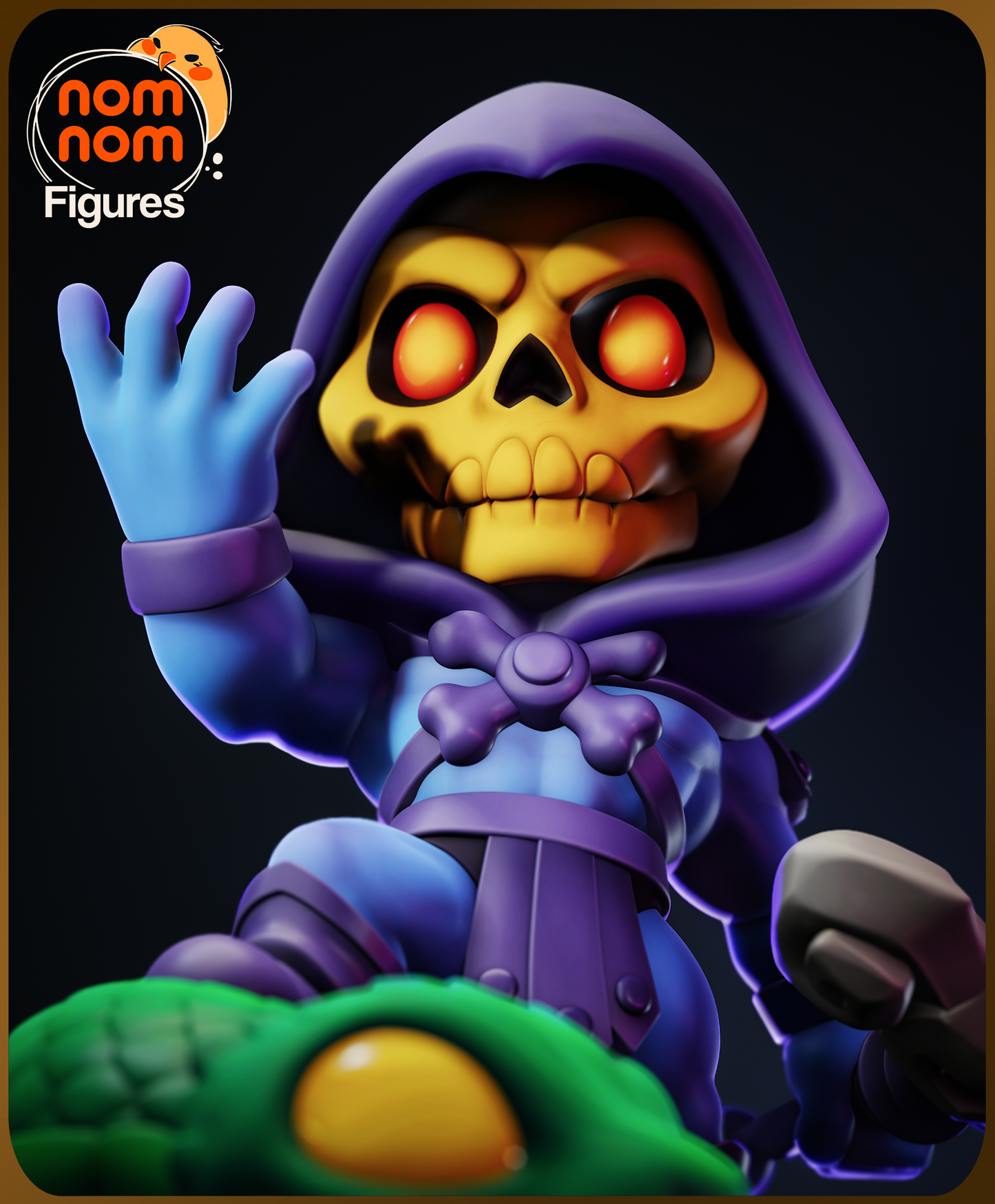 Figura de Resina Chibi - Skeletor - He-Man
