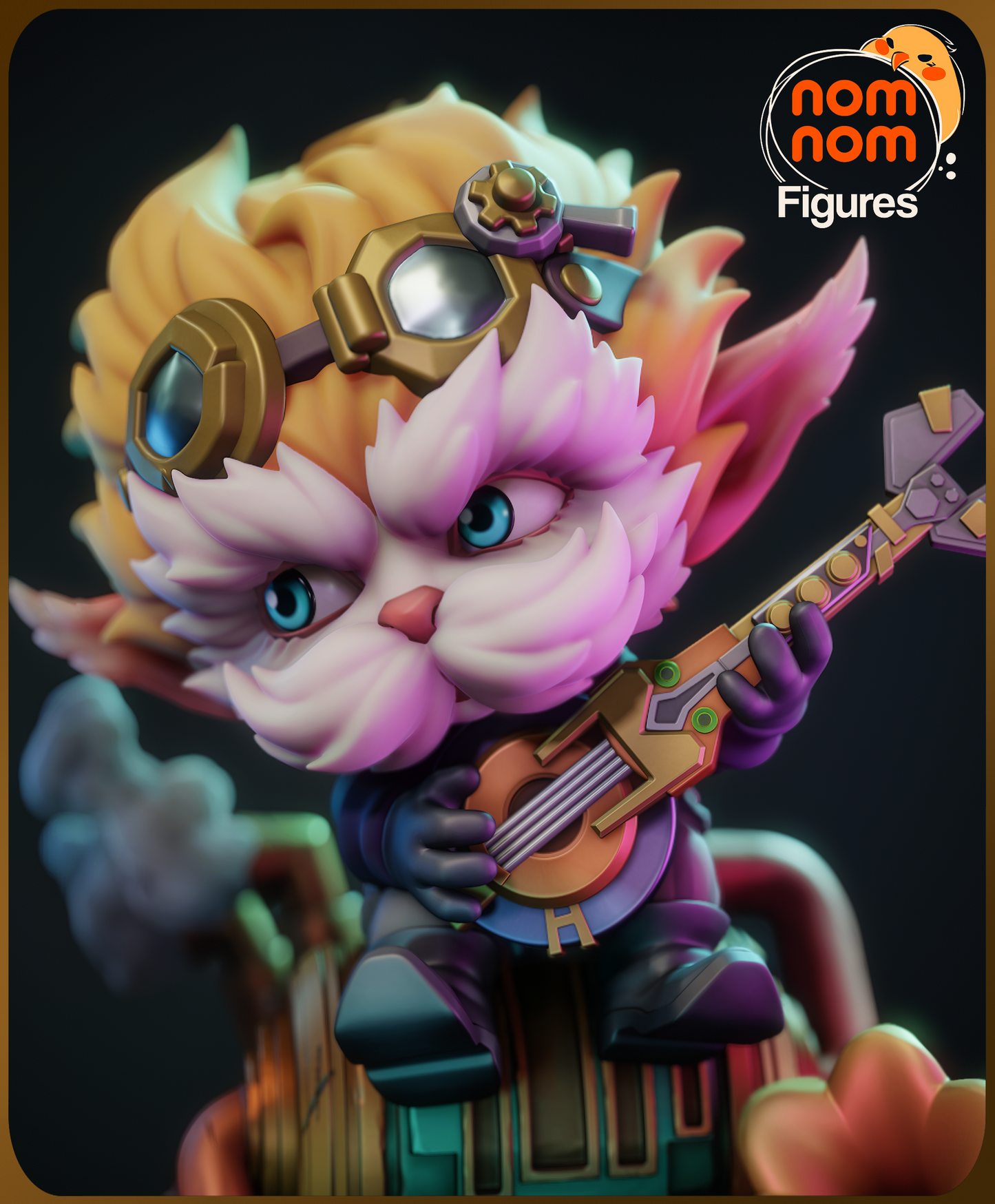 Figura de Resina Chibi - Heimerdinger - League of Legends
