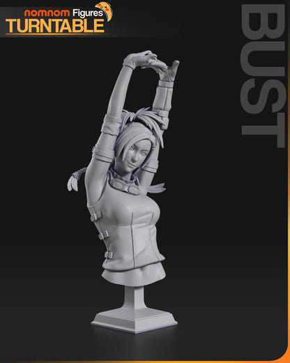 Figura de Resina - Rikku - Final Fantasy X