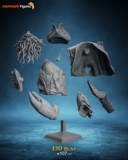 Figura Davy Jones Piratas del Caribe en resina, foto 20