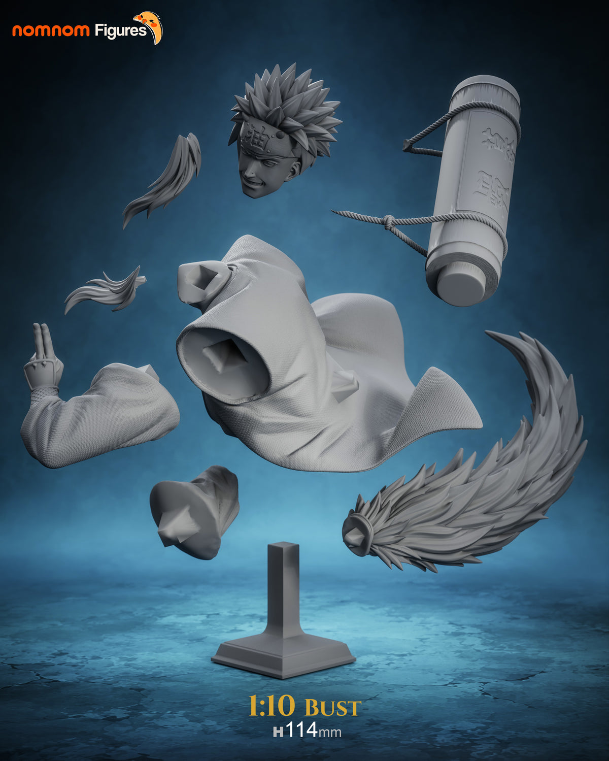 Figura Jiraiya Naruto en resina, foto 17