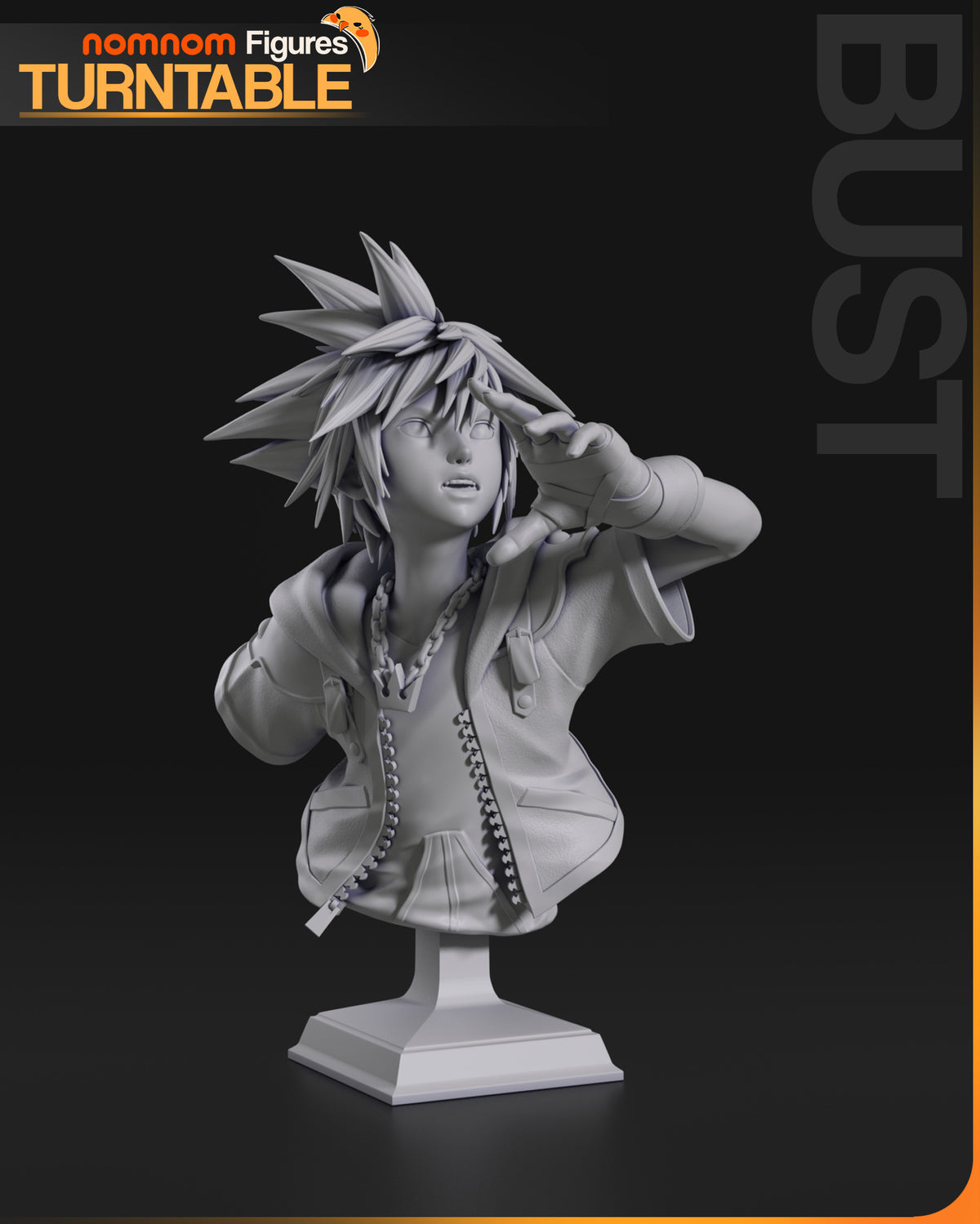 Figura Sora vs Roxas Kingdom Hearts en resina, foto 12