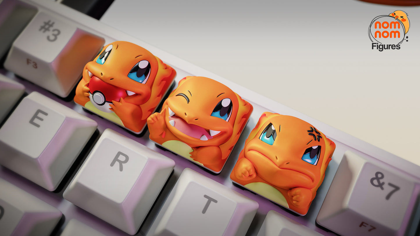 Teclas de Resina - Charmander - Pokemon