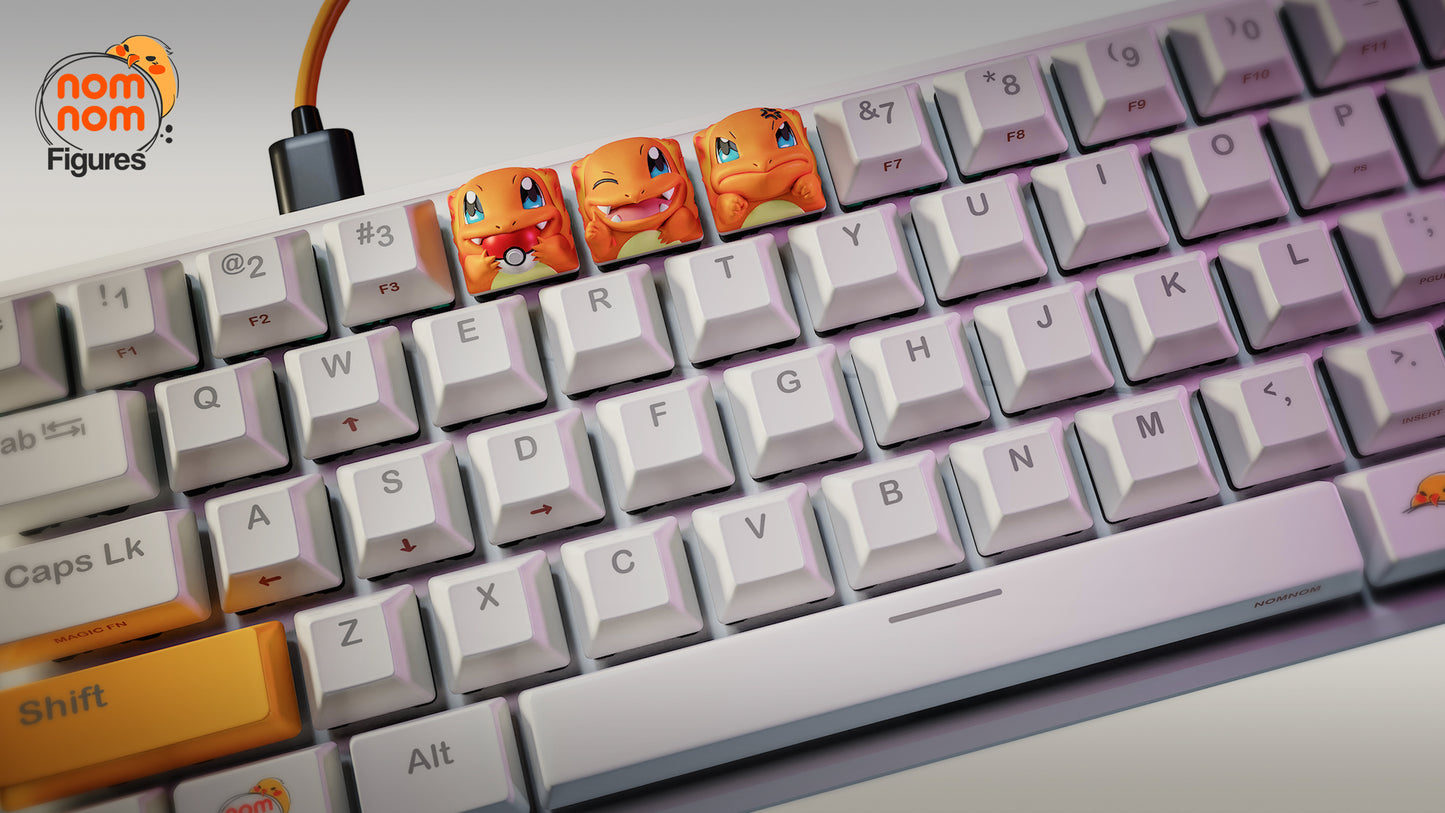 Teclas de Resina - Charmander - Pokemon
