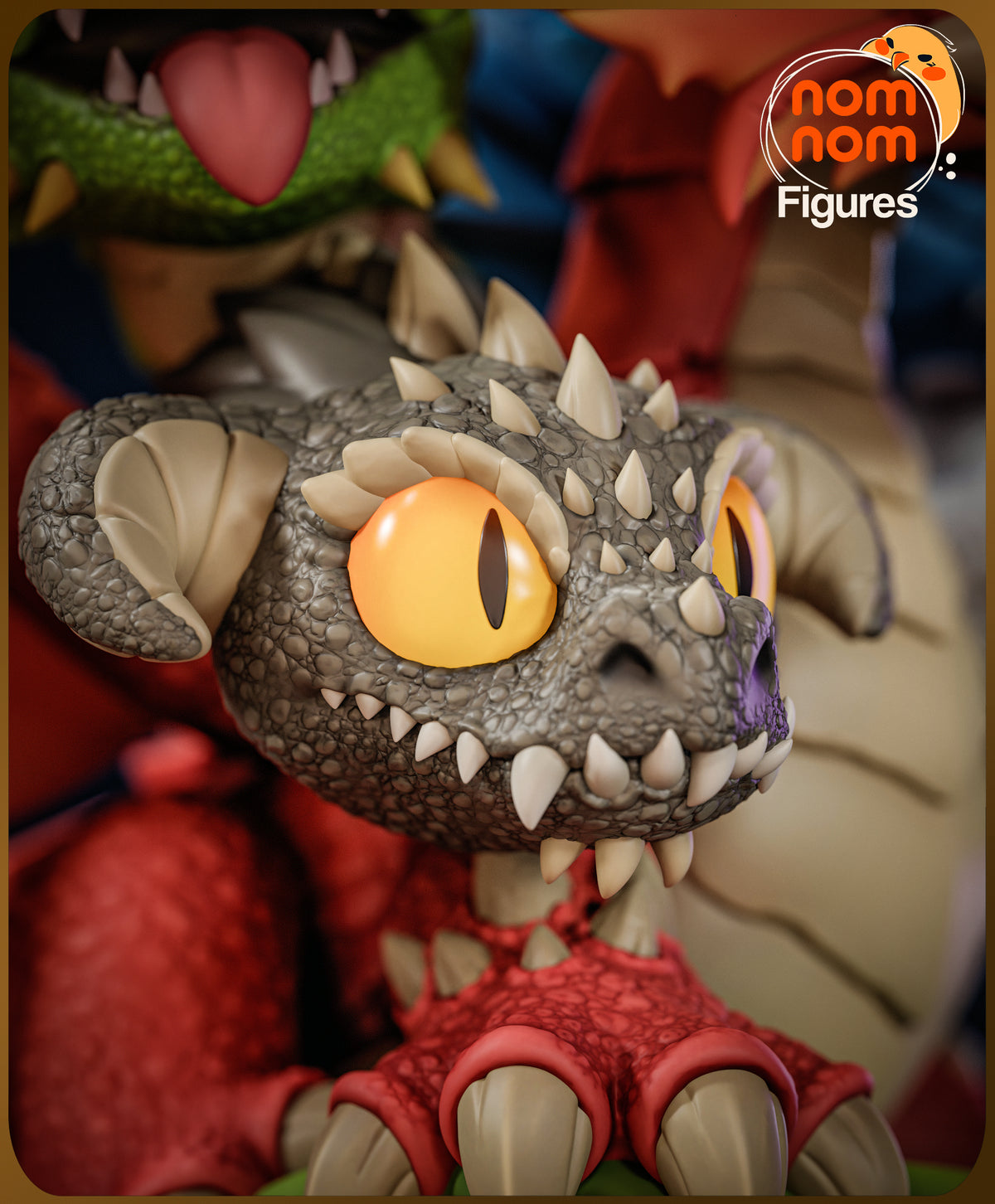 Figura chibi Tiamat en resina, foto 5