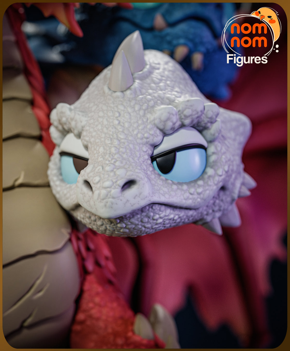 Figura chibi Tiamat en resina, foto 7