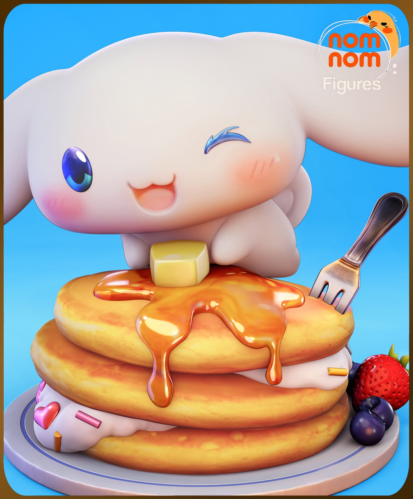 Figura de Resina Chibi - Cinnamoroll - Hello Kitty