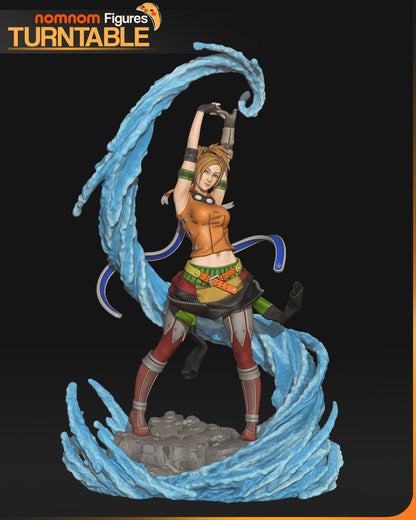 Figura de Resina - Rikku - Final Fantasy X