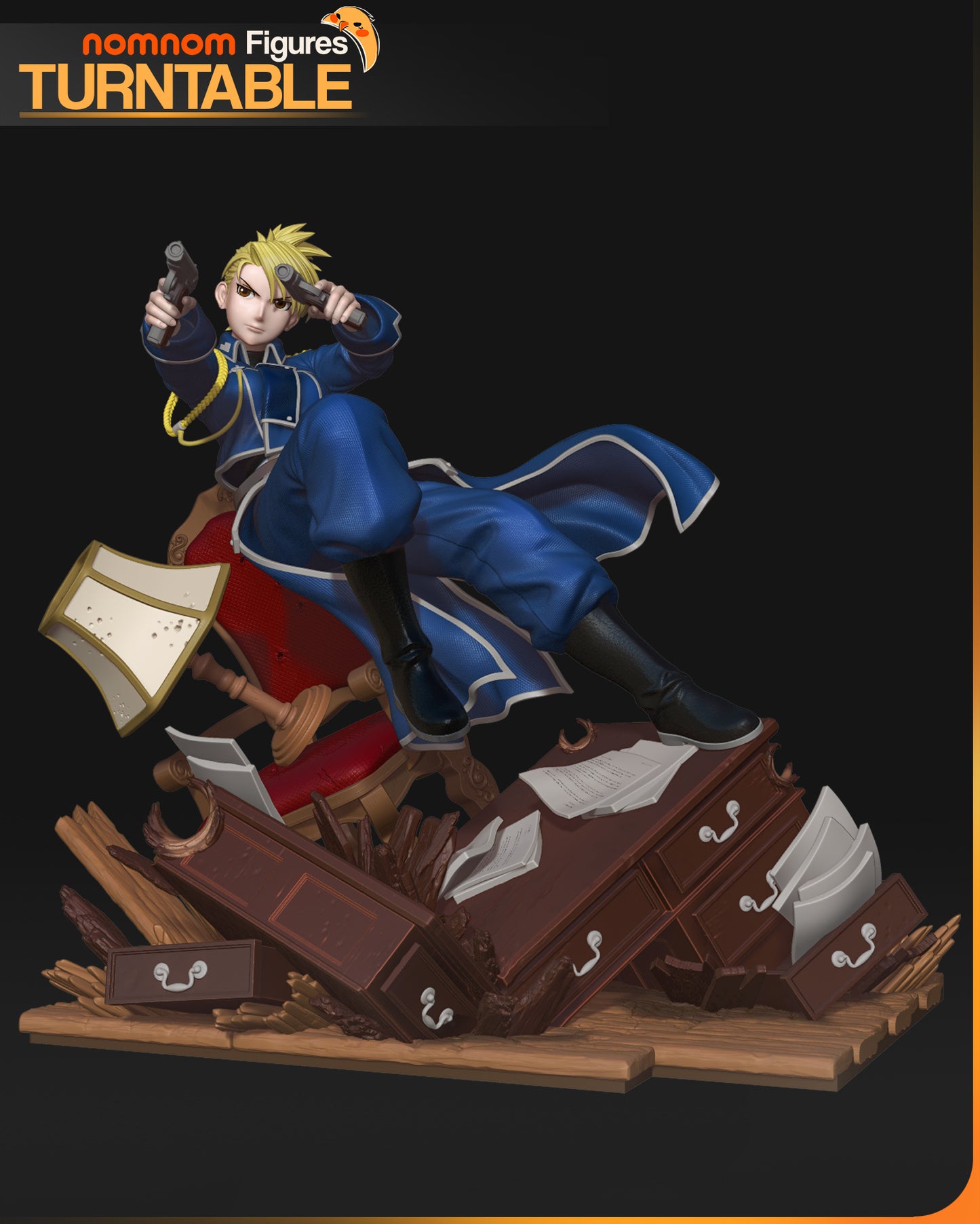 Figura de Resina - Riza Hawkeye - Fullmetal Alchemist