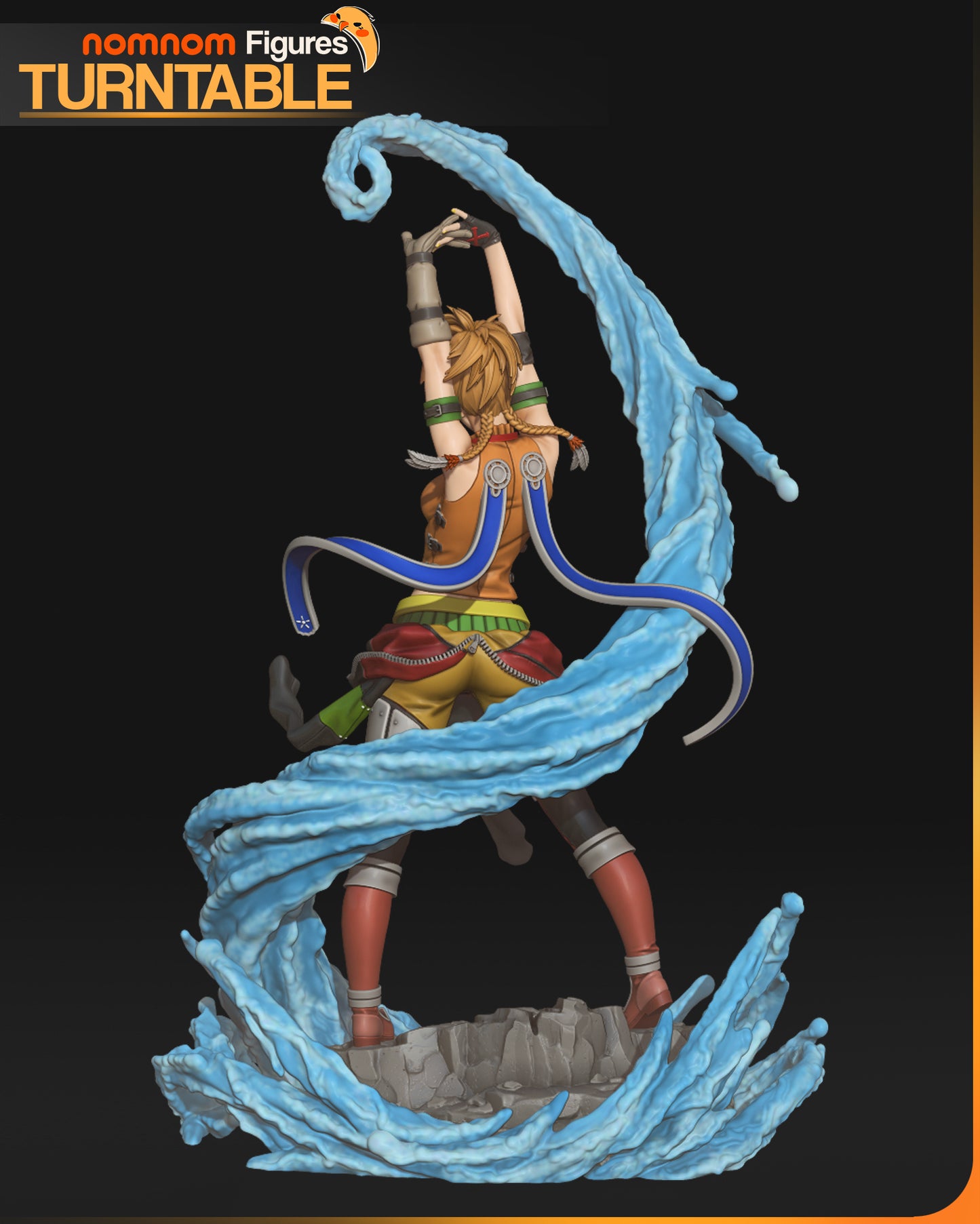 Figura de Resina - Rikku - Final Fantasy X