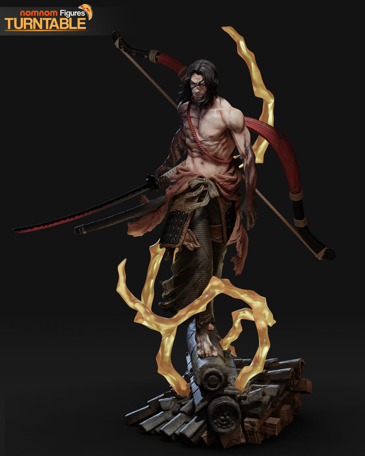 Figura Genichiro Ashina Sekiro en resina, foto 4