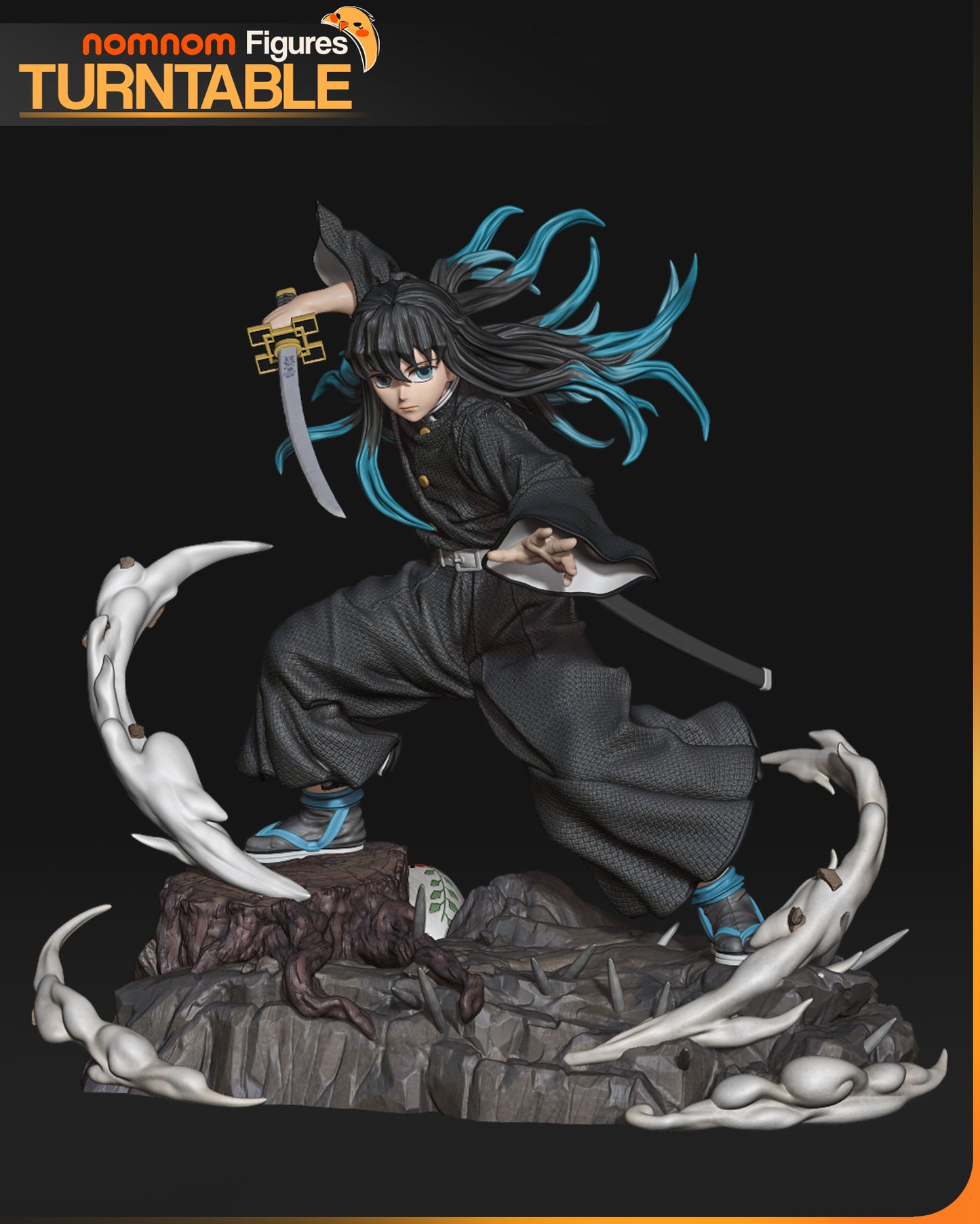 Figura de Resina - Tokito Muichiro - Kimetsu No Yaiba / Demon Slayer