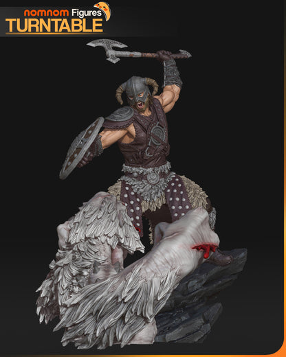 Figura de Resina - Dragonborn - Skyrim