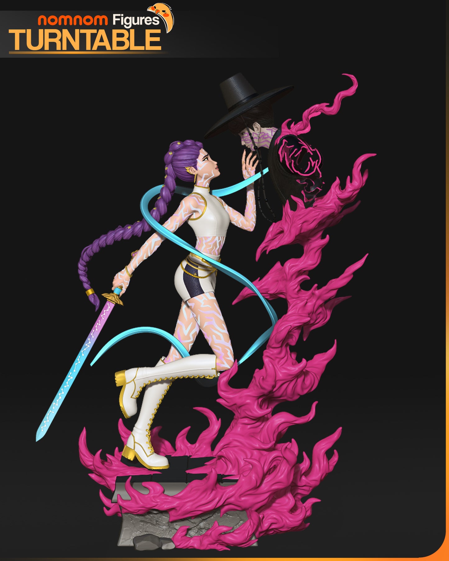 Figura de Resina - Rumi - K-Pop Demon Hunters