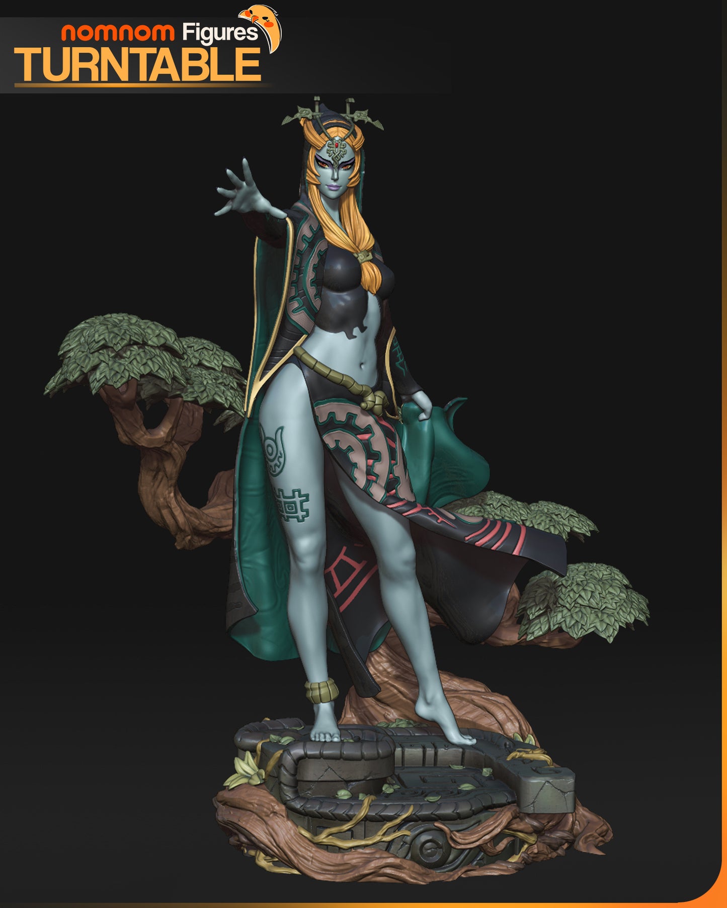 Figura de Resina - Midna - The Legend of Zelda Twilight Princess