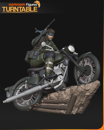 Figura de Resina - Naked Snake - Metal Gear Solid Snake Eater