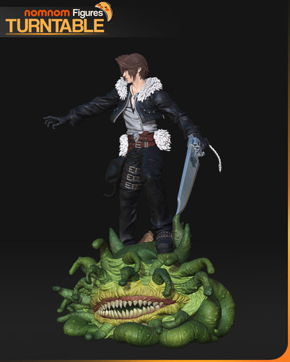 Figura de Resina - Squall Leonhart - Final Fantasy VIII