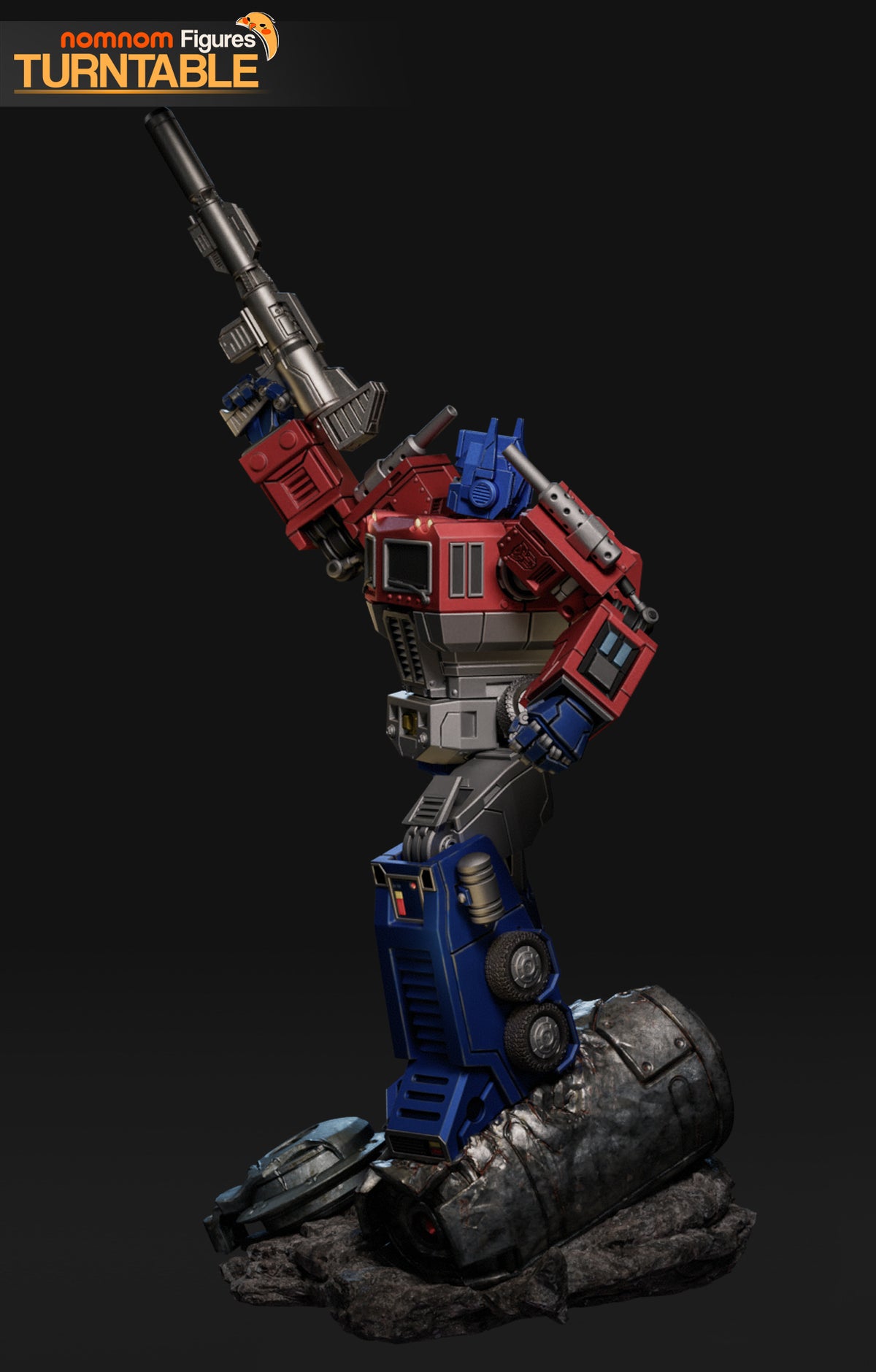 Optimus Prime Transformers, figura de resina impresa en 3D