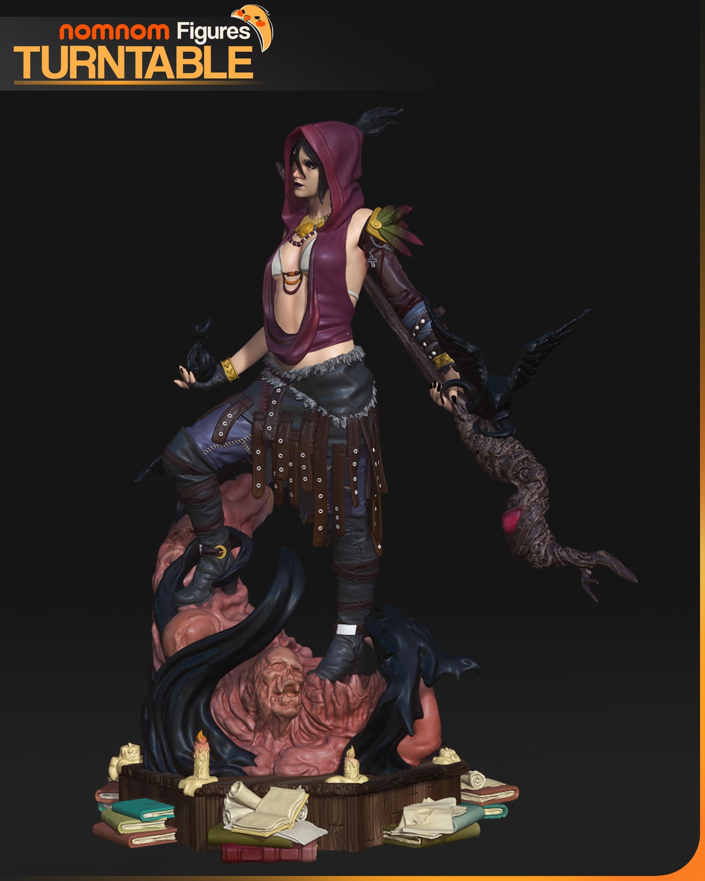 Figura de Resina - Morrigan - Dragon Age