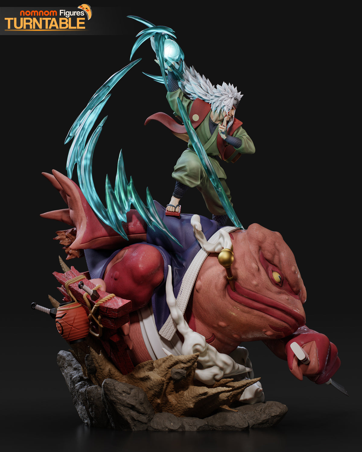 Figura Jiraiya Naruto en resina, foto 11