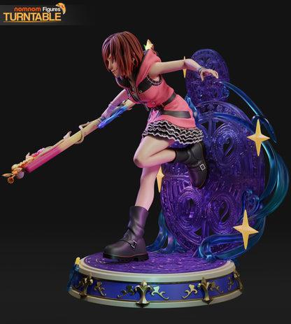 Figura Kairi en resina sin pintar, detalle