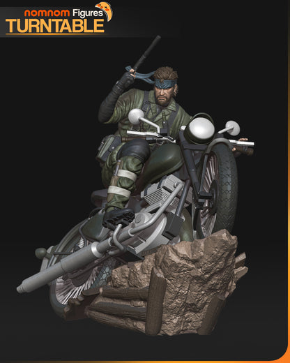 Figura de Resina - Naked Snake - Metal Gear Solid Snake Eater