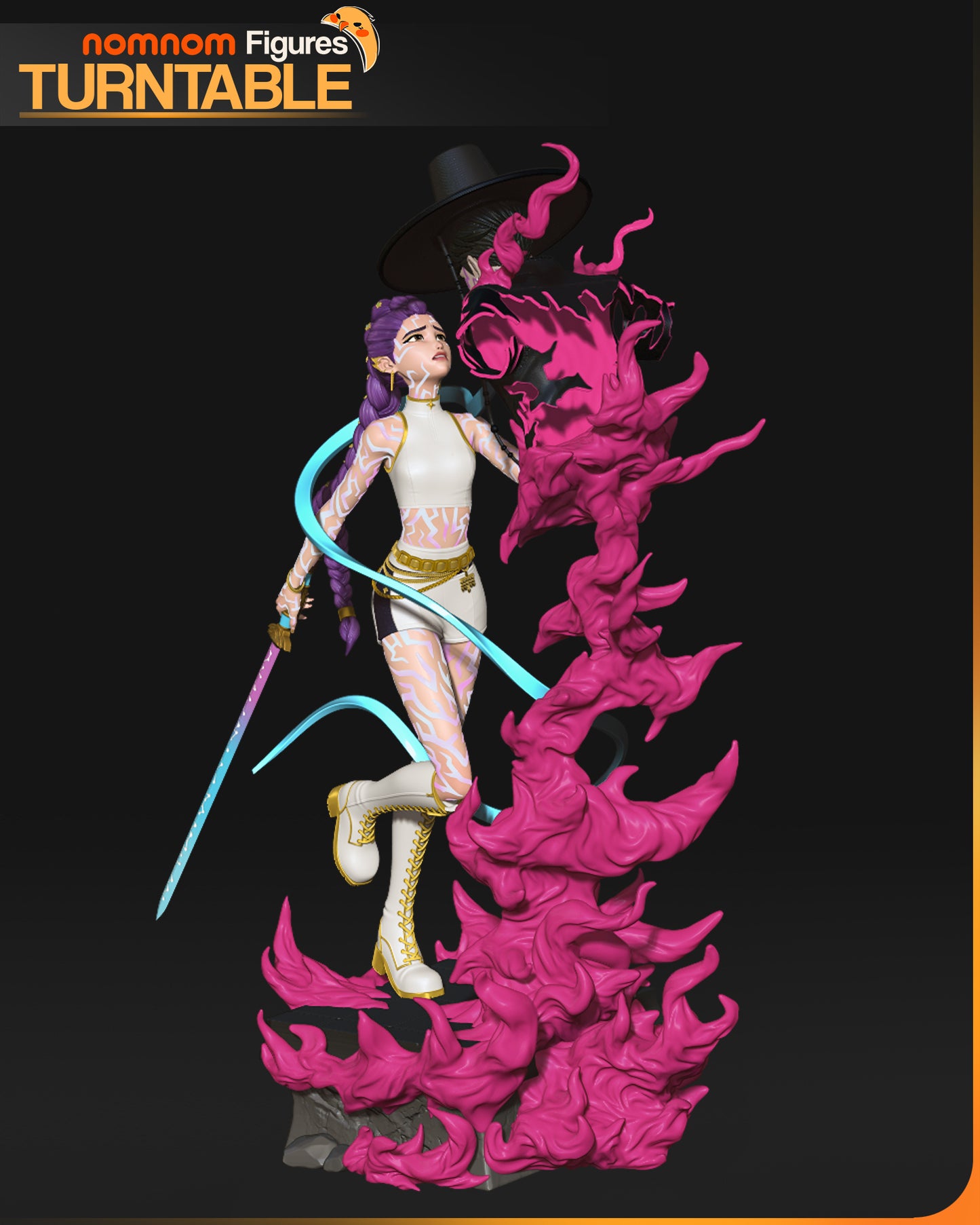 Figura de Resina - Rumi - K-Pop Demon Hunters