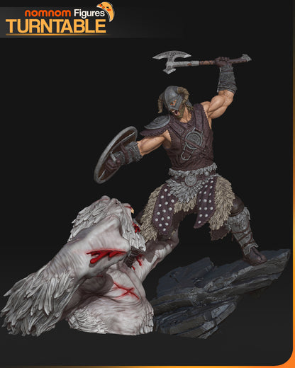 Figura de Resina - Dragonborn - Skyrim