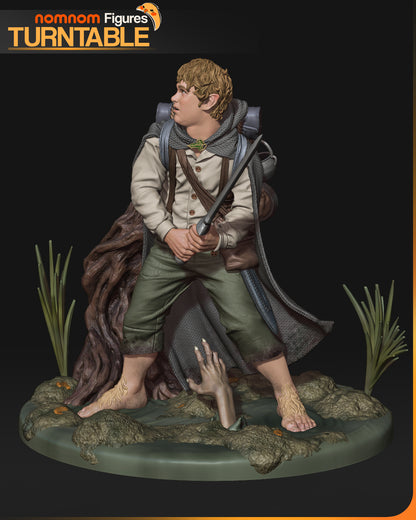Figura de Resina - Sam Sagaz Gamyi - El Señor de los Anillos