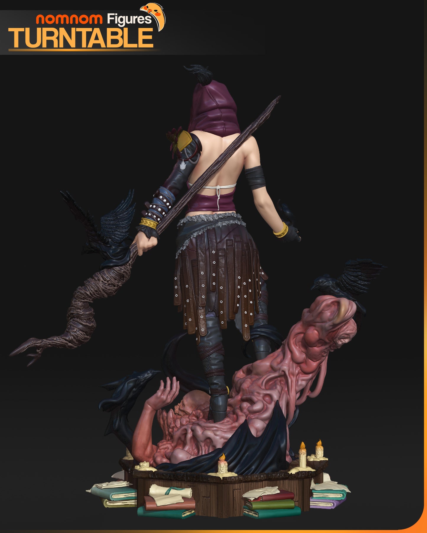Figura de Resina - Morrigan - Dragon Age