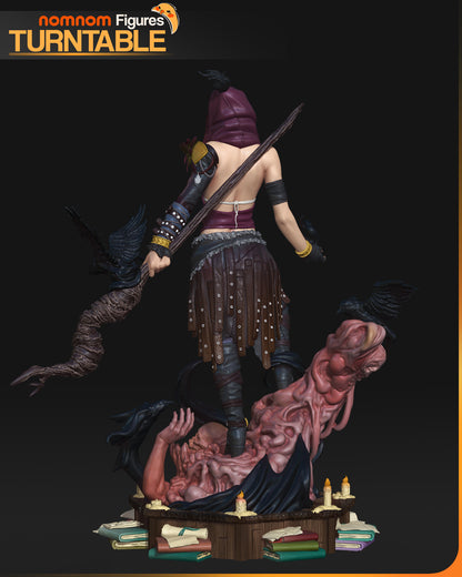 Figura de Resina - Morrigan - Dragon Age