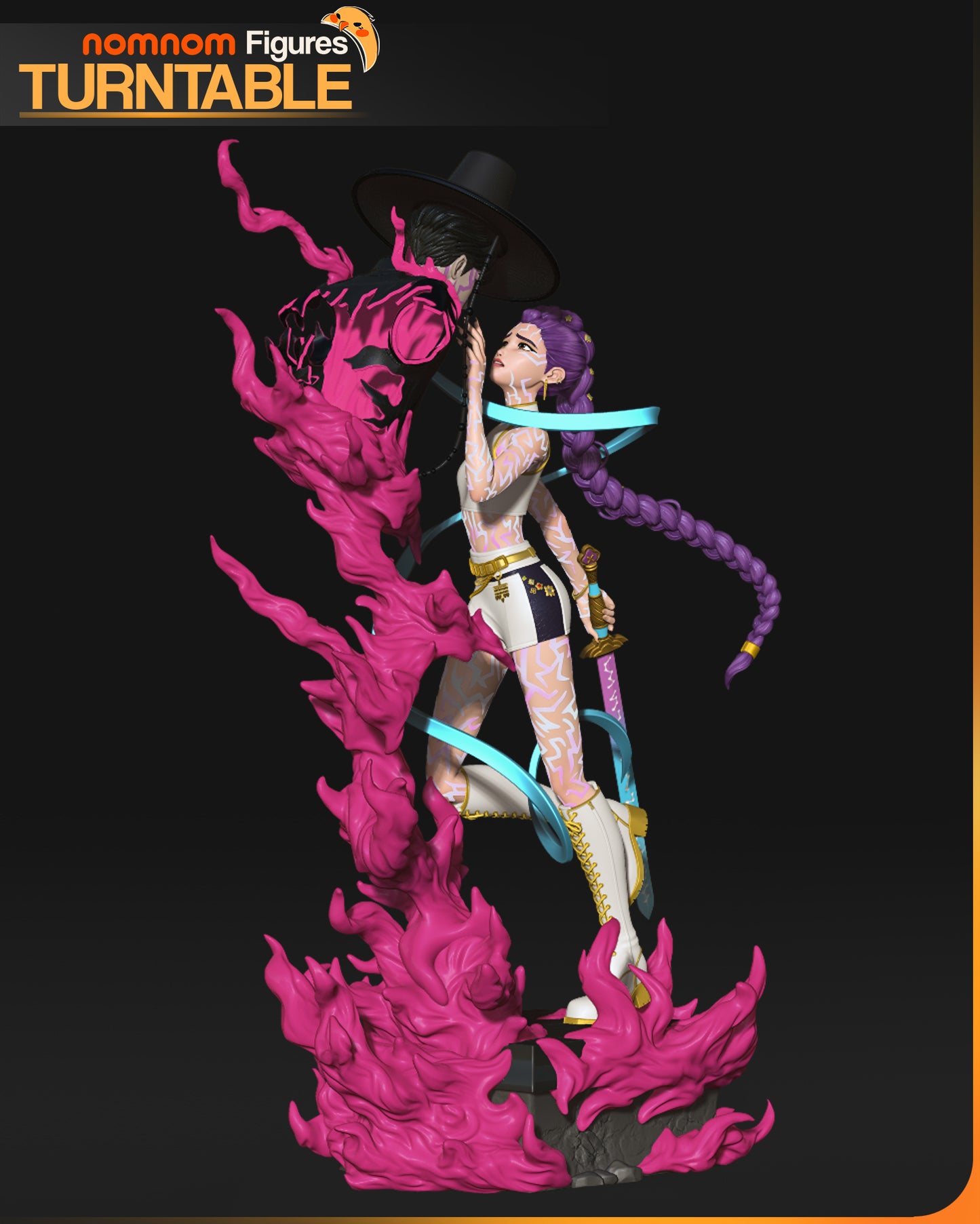 Figura de Resina - Rumi - K-Pop Demon Hunters