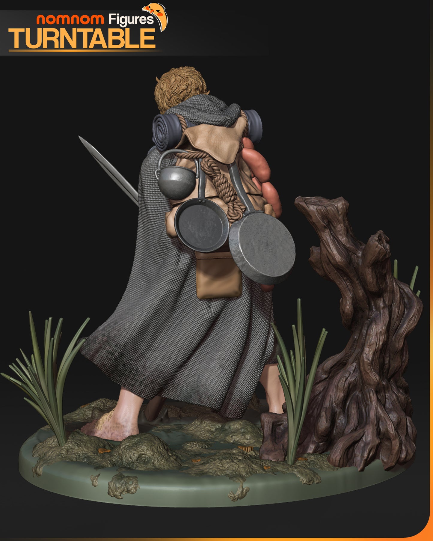 Figura de Resina - Sam Sagaz Gamyi - El Señor de los Anillos