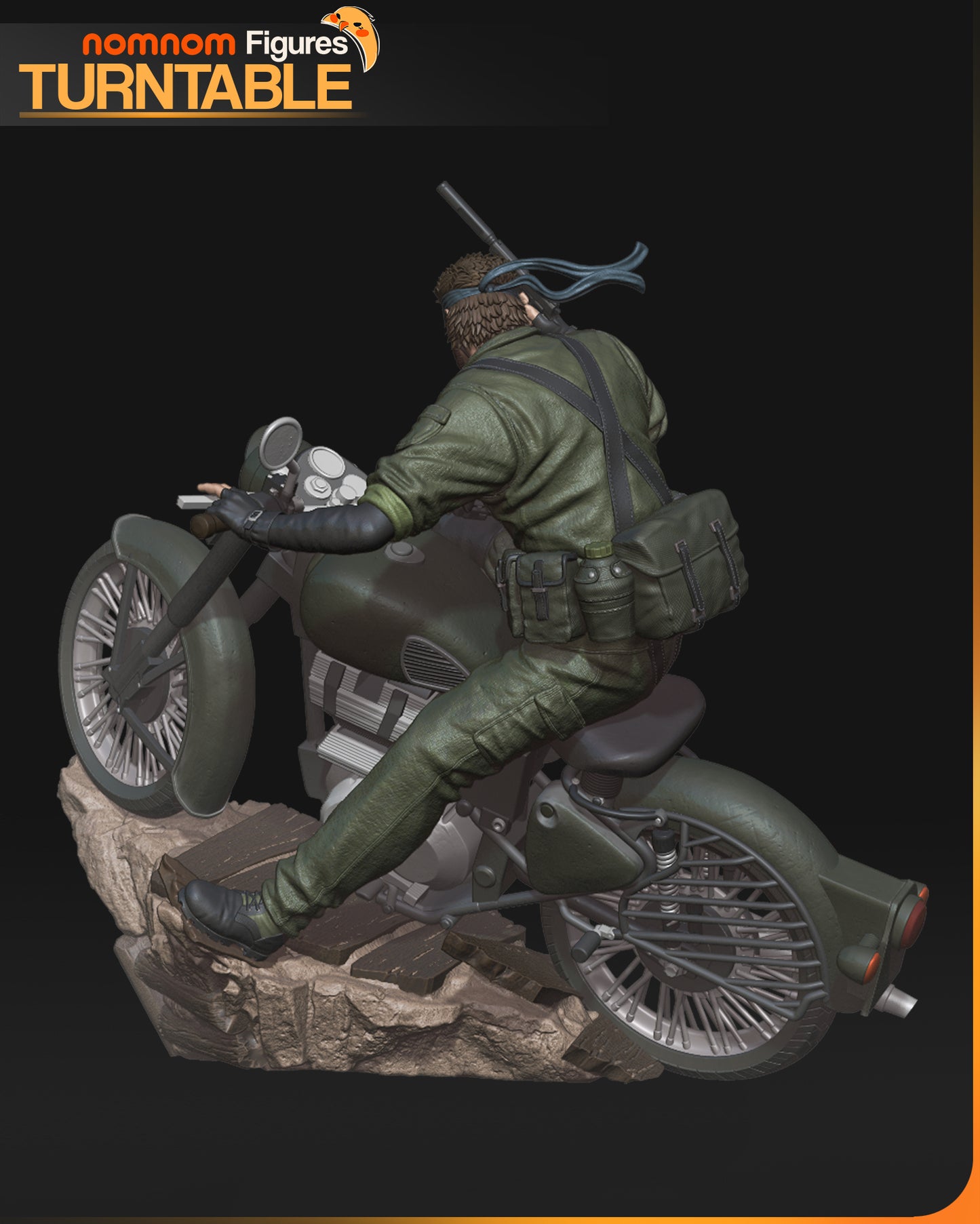 Figura de Resina - Naked Snake - Metal Gear Solid Snake Eater