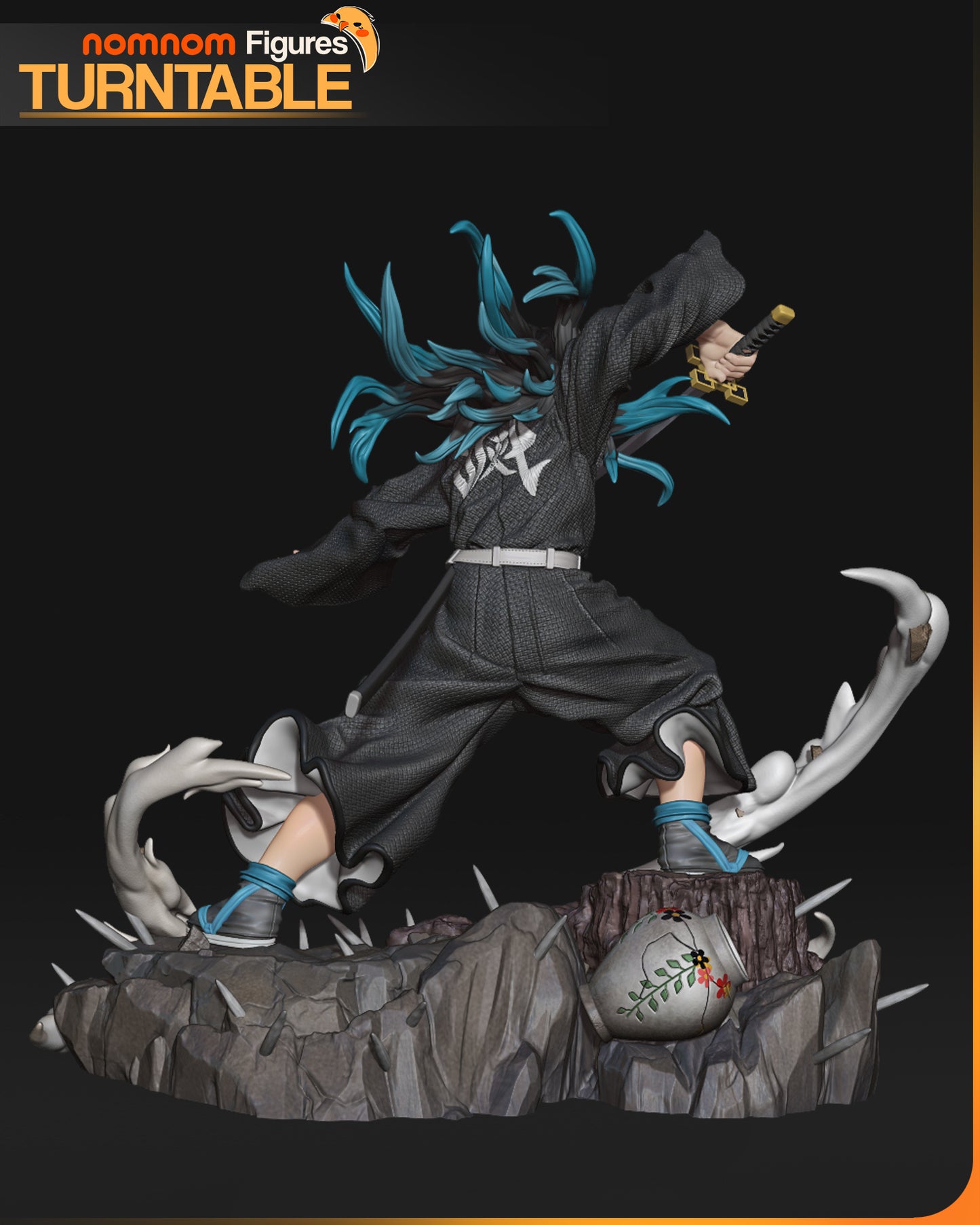 Figura de Resina - Tokito Muichiro - Kimetsu No Yaiba / Demon Slayer