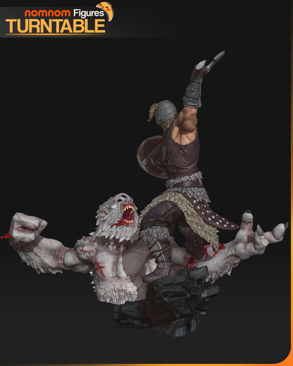 Figura de Resina - Dragonborn - Skyrim