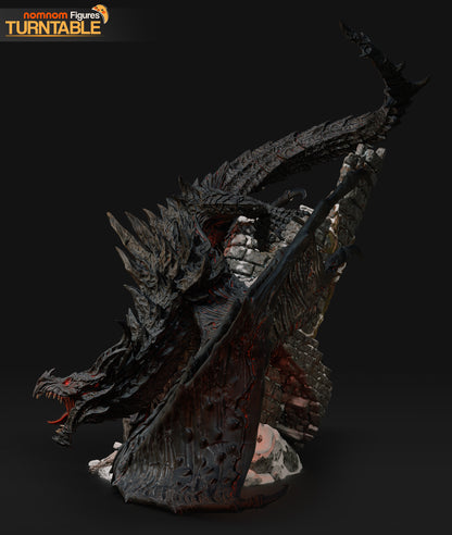 Figura Alduin Skyrim en resina, foto 11