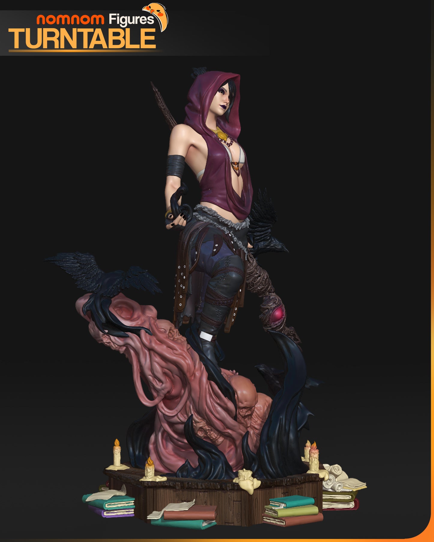 Figura de Resina - Morrigan - Dragon Age