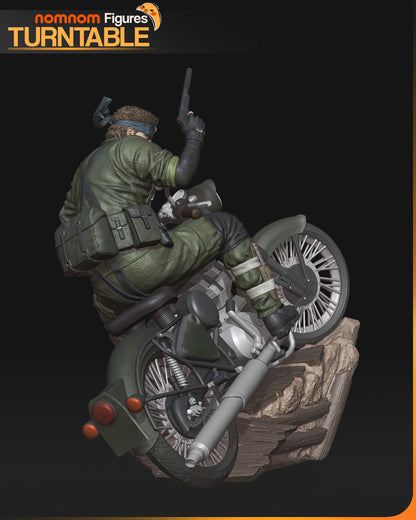 Figura de Resina - Naked Snake - Metal Gear Solid Snake Eater