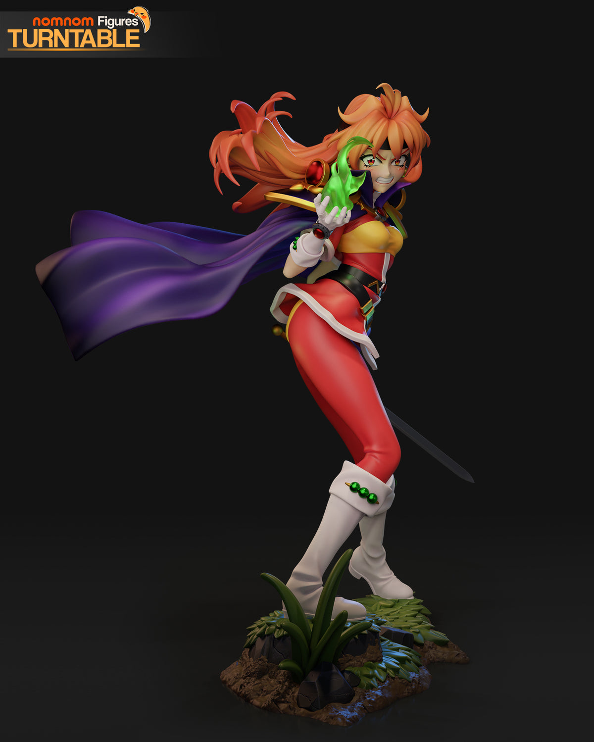 Figura Lina Inverse Slayers en resina, foto 9